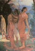Raja Ravi Varma Ravi Varma Shakuntala, a character in the epic Mahabharata Spain oil painting artist
